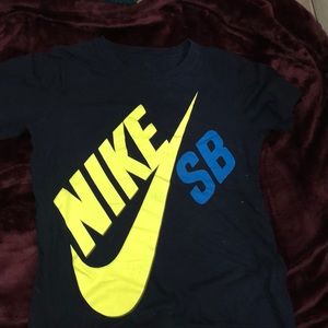 Neon Nike skateboard shirt
